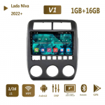 Loominguline Androidi autoraadio Lada Niva 2022+ jaoks Multimeedia videopleier Navigeerimine WIFI GPS Carplay DSP RDS 2din 2+32GB 1+16GB