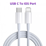 20 W PD USB-t&uuml;&uuml;pi C kaabel iPhone'i 13 12 11 Pro Xs Max XR 8 8PLUS kiirlaadimislaadija jaoks MacBook iPad Pro C-t&uuml;&uuml;pi USBC andmejuhtme kaabel 1m-USB C valge
