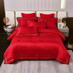 15 v&auml;rvi kvaliteetseid puuvillaseid voodilinu Tekikomplektid Neljaosaline pulmapesu Jacquard voodilinad pluss puuvillane voodikate 2.0m bed
