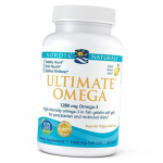 Omega-3 kalaželatiinis, Ultimate Omega kalaželatiinis, Nordic Naturals 60 geelkapslit sidrun (67352043) 60softgels Lemon