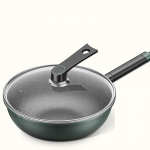 Wok Maifan kivipann Mittenakkuvad k&ouml;&ouml;gin&otilde;ud Kodumajapidamises kasutatavad induktsioonpliit suitsuvabad k&ouml;&ouml;gin&otilde;ud 30cm roheline