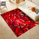 3D vaip V&auml;rviline kivivaip Pehme vaip magamistoas Armas matt esikus imava p&otilde;randa WC-matt Suur vannitoamatt 120x180cm 1pcs