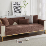 Paks pehme diivani kate Universaalne diivanite r&auml;tik libisemisvastane kombineeritud diivanipadja kate elutoa kaitsmiseks 70x70cm 1pcs kohv