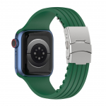 Silikoonrihm Apple'i kellarihmale 45 mm 44 mm 42 mm 41 mm 40 mm 38 mm 45 mm kellarihma k&auml;ev&otilde;ru rihm Correa Iwatch Serie 7 6 SE 5 4 3 38mm 40mm 41mm valge