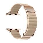 Magnetiline nahast metallist rihm Apple IWatchi jaoks 7 6 SE 5 4 3 2 k&auml;ev&otilde;ru rihm IWatch seeria jaoks 49mm 41mm 45mm 40mm 44mm 38mm 42mm randmepael 38mm 40mm 41mm pruun