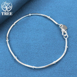 925 Sterling h&otilde;be 2mm Snake Bone Bead Keti K&auml;ev&otilde;ru Ehted 20cm