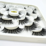 10paari v&otilde;ltsripsmed kohevad naaritsaripsmed Ripsmepikendused ilumeik naistele Natuhana Cilia 5d Faux Cil Lash Lifting Lashes pikendamine Cosplay lilla