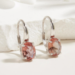 925 Sterling h&otilde;bedane lihtne klambriga k&otilde;rvar&otilde;ngas v&auml;rvi muutev diaspoor peen ehe naistele kena s&uuml;nnip&auml;evakingitus M valge