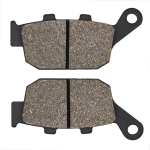 Mootorratta osad eesmised ja tagumised piduriklotsid 2 paari Honda NTV 650 NTV650 1988-1997 Revere Brake jaoks Front black
