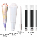 Silikoonist vormipliiatsi kirjatarbed Epoxy Mold Animal Fountain Pen Vaigu vormimisvahendid rabbit