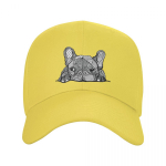 Klassikaline prantsuse buldogi pesapallim&uuml;ts Unisex WoUnisex Reguleeritav Unisex Prantslane Koer Isa M&uuml;ts &Otilde;ues Snapback M&uuml;tsid Trucker M&uuml;tsid Adjustable Cap
