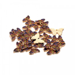 10 tk 21x15mm v&auml;rvilised liblikas amuletid ripats emailiga metallist v&auml;ike amulett kaelakee k&auml;ev&otilde;ru DIY ehete valmistamise tarvikud