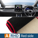 Toyota Corolla Cross XG10 2022 2023 H&uuml;briidauto Armatuurlaua Kattepuldid V&auml;ltige Valgustusmatt P&auml;ikesekaitse UV-vastased Vaibad Libisemisvastased A Black Side LHD gray