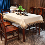 Veekindel laudlina Elegantne pits Euroopa laudlinad Toakaunistus Esteetiline p&uuml;ksid Nahast lauakate Laualina Tahke 125x125cm square