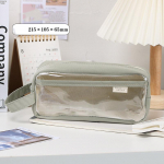 V&auml;rske stiiliga l&auml;bipaistvad pliiatsikotid Ilusad pliiatsikotid Veekindel suure mahutavusega kirjatarvete hoidik Kooli-/kontoritarbed armee roheline v&auml;rv