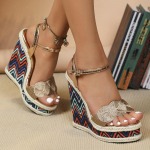 Mclubgirl Fish Toe Women Sexy New Fashion Lihtne kallakuga kontsa veekindla platvormiga auto sandaalid LFD-10368-A21 34 &scaron;ampanjav&auml;rvi