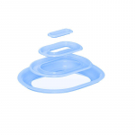 Kassi tualett-treening korduvkasutatav kassidele m&otilde;eldud treeningtualett plastikust treeningkomplekt kassiliivakasti matt WC lemmiklooma tarvikud Internal Accessory Blue