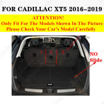 Sinjayer Auto AUTO Pagasiruumi Matt K&otilde;ik Ilmastikud Tagumine Pagasiruumi Pagasimatt Vaip Tasane K&uuml;lg Kaubakatte Kate Sobib Cadillac XT5 jaoks Wine Red yellow