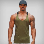 Men Fitness Tank Top J&otilde;usaal Muscle Kulturism Sport Treeningvest T s&auml;rk Pullover L
