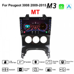 Peugeot 3008 2009-2015 jaoks koos nupu nupuga Android autoraadio multimeediumipleier Navigatsioon stereo GPS 2 Din Carplay 2+32GB 2+32GB,MT