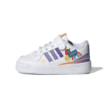 Adidas Forum Low I Puuviljad ja Vikerkaare plaastrid Beebi tossud Valge Pilvevalge Helelilla GY8211 21