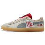 Coca-Cola x Puma Suede Slate Triibulised Unisex Tossud Kreemjas Ivoor-Helendav 387049-01 36 gray