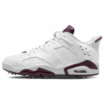 Air Jordan 6 Retro Low Golf NRG Bordeaux Unisex Tossud Valge DV6796-116 40