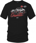 V&auml;gev Metallist C3 Corvette Stiliseeritud Corvette C3 Unisex T-s&auml;rgid S