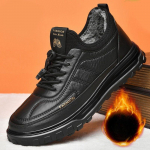 Talvised meeste kingad sametvoodriga, soojad, libisemiskindlad, paksud, vabaaja kingad 39 must