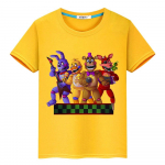 FNAF suvine 100% puuvillane Kawaii T-s&auml;rk Casual poiste anime T-s&auml;rgid y2k &uuml;hes t&uuml;kis Bear Rabbit Game Print L&uuml;hikesed topid lasteriided t&uuml;drukud 160