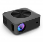 Miniprojektor statiivihoidikuga 4K juhtmeta kaasaskantavad filmiprojektorid, 30 000 tunni lambi eluiga AU Plug must