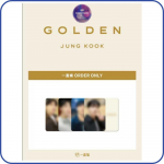 [YZY POB] BTS-JUNGKOOK GOLDEN(AINULT POB) 1(POB ONLY)
