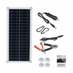 Kaasaskantav fotogalvaaniline 10W18V p&auml;ikesepaneel mobiiltelefon auto v&auml;listingimustes mobiilne toiteallika laadimine pol&uuml;kristalliline fotogalvaaniline kontroller 【8】Solar panel none controller