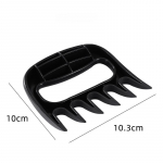 Toidukvaliteediga PP k&ouml;&ouml;gikokatooted Black Bear Claw Meat Tool must