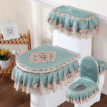 3tk/komplekt, pitstikandid, eemaldatav WC-poti kate, tolmukindel pehme WC-istme r&otilde;ngas padi kodukaunistus tualettruumi kate 3pcs