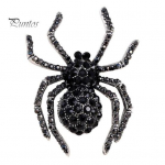 &Auml;mblikpross L&auml;ikiv kividest sisekujundus Realistlik &auml;mblikukujuline riided krae kaunistus roostevastane sulam kerged riided ehted daamile kingitus must