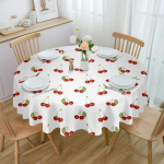 Cherry Fruit Retro &uuml;marlaudlina festivalil s&ouml;&ouml;gikoht veekindel laudlina lauakate pulmapeo sisekujunduseks 4pcs 33x48 Table mat