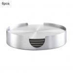 6 tk / komplekt roostevabast terasest &uuml;mmargune soojusisolatsioon alusaluse kruusiga lauamatt