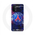 &Uuml;mbris Oppo A74 5G Paris Saint Germain PSG logo jaoks sinine punane