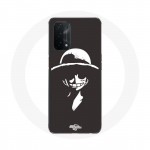 &Uuml;mbris Oppo A74 5G jaoks &Uuml;hes t&uuml;kis Manga Luffy Art