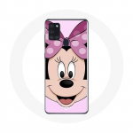 Coque Samsung Galaxy A21S Minnie Mouse Dessin anim&eacute; rose