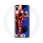 &Uuml;mbris Samsung Galaxy A40 vormel 1 Fernando Alonso F1 Racing Driver Red jaoks