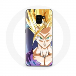 &Uuml;mbris Samsung Galaxy A8 Plus Manga Dragon Ball Goku Yellow jaoks