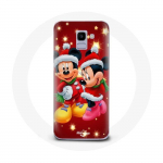 &Uuml;mbris Samsung Galaxy A6 2018 Miki Hiire ja Minnie Hiire jaoks j&otilde;ulup&uuml;hal