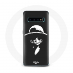 &Uuml;mbris Samsung Galaxy s10 edge jaoks &Uuml;hes t&uuml;kis Manga Luffy Art