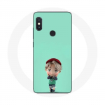 &Uuml;mbris Xiaomi Redmi Note 5 AI kahekaamera BTS TinyTAN animatsiooni Jimin jaoks