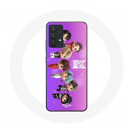 Coque pour Samsung Galaxy A13 5G BTS TinyTAN Animation Affiche Mic Drop Danse