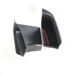 Models Black Plastic Car Door Storage Box Phone Tray car Accessories with Mat for BMW New 5 Series G30 2017 2018 Front door