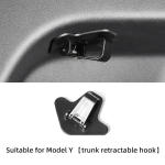 Tesla Model Y 2022 Auto Tagumine Pagasiruum Kokkupandav Konks Autode Modifitseerimise Tarvikud ABS Pagasiruumi Hoiustaja Konks 1 tk MY-GA124