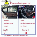 Car ABS Plastic Carbon fiber interior Window C Pillar Cover Strips Trim For 2014-2018 BMW 5 series F10 F18 G38 G30 Silver style